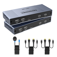 Commutateur KVM sans soudure 1 port 4K 2K60Hz + 2 câbles MT-VIKI avec PIP/POP en stock