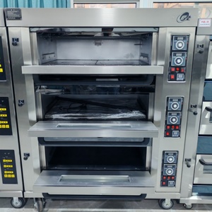 Horno Industrial de Acero Inoxidable a Gas de 3 Niveles y 6 Bandejas para Panadería, Restaurante, Tienda de Alimentos, Máquinas Automáticas para Hacer Pan y Baguettes - Product Image 2