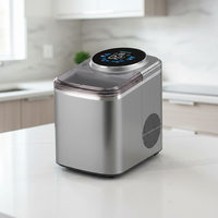 Congélateur coffre électrique portable en plastique à faible consommation d'énergie avec mini-machine à glaçons automatique, capacité de 10-20 kg/jour pour usage domestique et hôtelier
