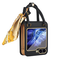 Pour Samsung Z Flip 6 étui de téléphone portable Portable tout compris support Anti-chute housse de protection pour Samsung Z Flip 5 4 3