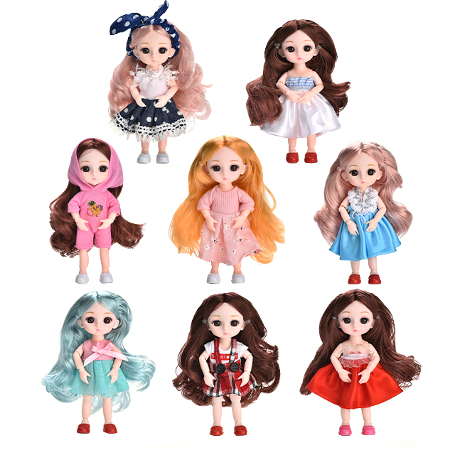 Лидер продаж, 6 дюймов, 13 шарнирных кукол, мягкие силиконовые виниловые модные куклы, игрушки для девочек и детей