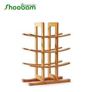 Tre Tự Nhiên 12 Chai Rượu Vang Giá Rượu Gỗ Giá Countertop - Product Image 2