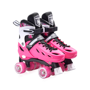 METROLLER Patins à roulettes clignotants abordables, nouveau design pour enfants et adultes, taille ajustable, en solde, patins à roulettes quad - Product Image 3