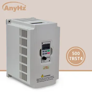 ביצועים גבוהים 220V 1.5KW 2.2KW 3KW 4KW 5.5KW 7.5KW מהפך שלב אחד 380V ממירי תדר ממיר תדר