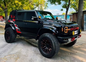 Derin İçbükey Arazi Tipi Alaşım 20 22 İnç Siyah ve Kırmızı 6x135 6x139.7 jantlar, RAM GMC Pickup Bronco Silverado Chevy Sierra için - Product Image 5