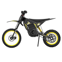 Электрический кроссовый мотоцикл EM04PRO 5500W, скорость до 96 км/ч, среднеприводный, с полной подвеской, гидравлическими тормозами, аккумулятором 60В 27Ач, увеличенным запасом хода, внедорожными шинами