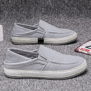 Chaussures pour hommes de haute qualité, chaussures en lin décontractées d'été, chaussures tendance pour hommes, Zapatos - Product Image 5