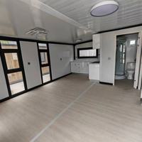 Maison préfabriquée de luxe extensible en conteneur, design moderne, cabine mobile pour hôtel et complexe hôtelier