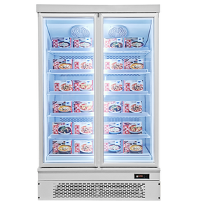 <span class=keywords><strong>Frigorifero</strong></span> Espositore Commerciale per Supermercati, Dorato, a <span class=keywords><strong>2</strong></span> <span class=keywords><strong>Porte</strong></span>, Monotemperatura, con Porta in Vetro, per Birra e Bevande - Product Image 5