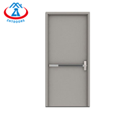 ZHTDOORS fournisseur chinois avec serrure à tige de poussée d'urgence porte unique ascenseur chambre escalier sécurité incendie porte de secours