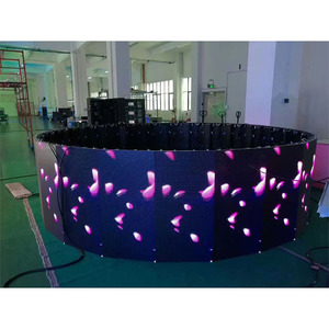 Chất lượng cao p3.91 500*500 mét đầy đủ màu sắc trong nhà hub75 cong màn hình <span class=keywords><strong>LED</strong></span> p3.91 cho thuê linh hoạt <span class=keywords><strong>LED</strong></span> hiển thị - Product Image 2