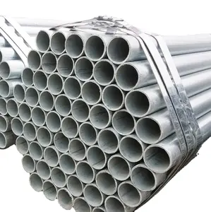 Cán nóng ống thép mạ kẽm chất lượng cao dx51d + Z 1.5mm tường dày nhúng nóng gi ống tròn