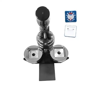 Máy tính để bàn 50*50mm 2*2 inch vuông Hướng dẫn sử dụng nam châm tủ lạnh Huy hiệu máy làm - Product Image 2