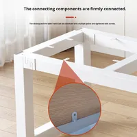Supports de table en fer forgé usinés CNC, cadres métalliques soudés et peints en gros pour tables de salle à manger/bureau/café – Chine