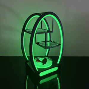 Torre de Exhibición de Ropa Luminosa Sanitizable <span class=keywords><strong>a</strong></span> Medida LiqVis de Tres Niveles con Capa UV, Fácil Instalación para Fiestas VIP en Clubes Nocturnos - Product Image 4