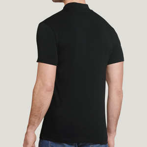 <span class=keywords><strong>T</strong></span>-Shirt Aderente su Misura con Collo Alto per Uomo, 95% Cotone 5% Spandex 200GSM, Magliette Basic per Strato Base e Abbigliamento Casual - Product Image 3