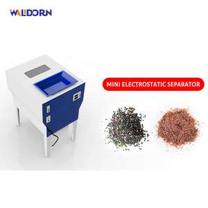 Mini Electrostatic Separator with Gear and Motor for Waste Sorting Recycling <b>PA</b>/PBT Engineering Plastics DC 5KV High Voltage - Product Image 2