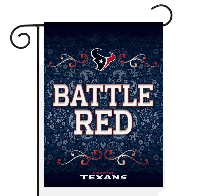 Houston Texans Verticale Nfl Huisvlag Gelicentieerde Voetbalbanner