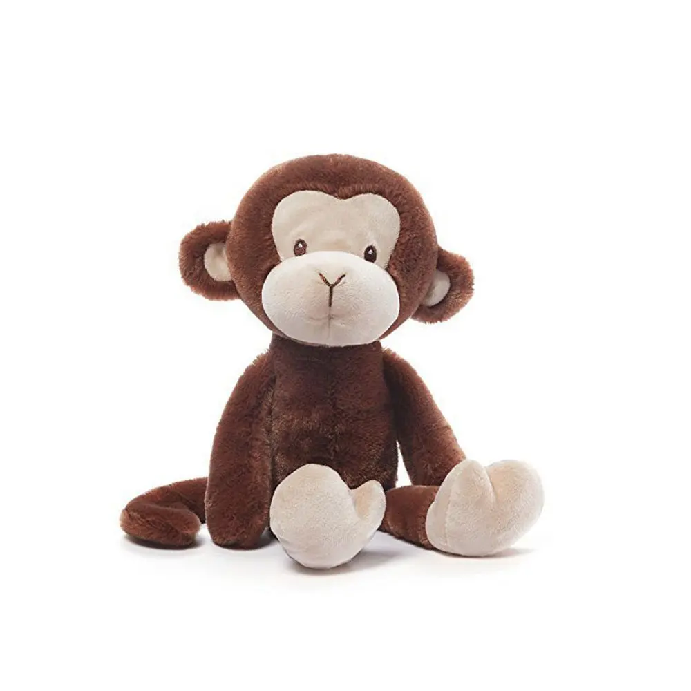 Çin özel peluş yumuşak oyuncaklar dolması hayvan mutlu maymun bebek