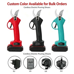 Outils électriques sans fil, sécateur électrique compatible avec les batteries <span class=keywords><strong>Makita</strong></span> pour la coupe des branches d'arbres dans un jardin, une cour et une haie - Product Image 2