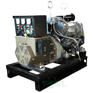 Groupe électrogène diesel SAIDE compatible F2L912 12KW, refroidi par air, 2 cylindres, silencieux, démarrage électrique 12V DC, 380/220V 50/60Hz - Product Image 1