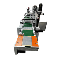 Máquina de serigrafía completamente automática con línea transportadora para bolsas de plástico Embalaje Caja de ropa