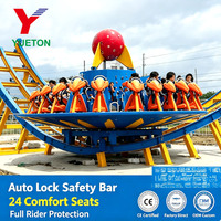 Manège Soucoupe Volante UFO Disco 360 à 24 Places, Grande Aventure Extrême pour Parc d'Attractions, Grande Attraction à Vendre