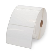 Étiquette auto-adhésive en papier enduit de vinyle de taille personnalisée pour imprimante à jet d'encre