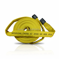 Blanc Bleu Rouge Vert Couleur PE/Caoutchouc/TPU Lay Flat Discharge Fire Hose 2 "X 30m pour la lutte contre l'incendie