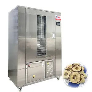 Máquina comercial de deshidratación de plátano con chips de manzana, pequeña máquina secadora de alfalfa de yuca
