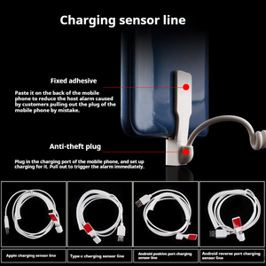 Alarma antirrobo del sistema de seguridad antirrobo del ladrón de la célula de 4 puertos para las tiendas del teléfono - Product Image 3