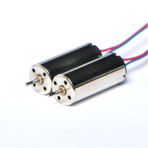 Coreless động cơ DC 3V 45000 vòng/phút 8.5x20 mét Micro động cơ bàn chải với 1 màu đen Máy bay trực thăng Cánh quạt cho quadcopter bay không người lái mô hình FPV DIY - Product Image 1