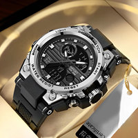 Montre de Sport Étanche Numérique à LED pour Hommes, Style Tendance, Vente en Gros Usine, Montre-Bracelet