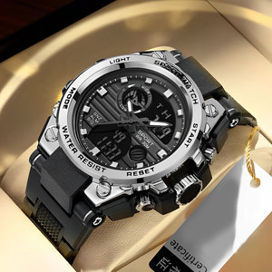 Đồng hồ nam thời trang <span class=keywords><strong>LED</strong></span> chống nước kỹ thuật số, bán buôn nhà máy, đồng hồ đeo tay thể thao - Product Image 3