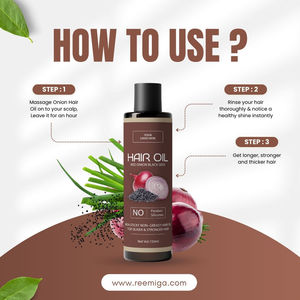 Aceite Capilar de Cebolla Roja y Negra con Propiedades Anticaspa, Reparación Capilar, Prevención de la Caída del Cabello y Funciones de Engrosamiento/Volumen - Product Image 2