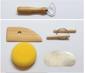 כלי חימר diy ערכת 8 יח 'מלאכה דגם כלי דייי עבור כלי סט מלא חימר כלים - Product Image 6