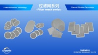 Filter Cairan Cakram Jaring Baja Tahan Karat Chenrui, Filter Mikron Tenun Polos Multilayer untuk Aplikasi Mesin & Gear