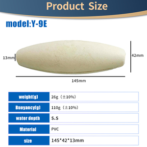 <span class=keywords><strong>Flotteur</strong></span> en mousse PVC résistant aux UV avec longue queue de dérive, flottabilité de 120g pour la pêche en bateau en mer - Product Image 6