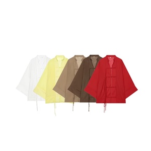 Chemisier drapé transparent à manches longues et nœuds décoratifs SHENZHU pour femme, nouvelle collection été 2026, référence 0340004 - Product Image 1