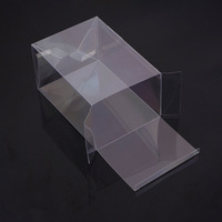 Boîte carrée transparente en plastique PVC PET personnalisée Boîte d'emballage cadeau en papier transparente et étanche
