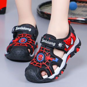 <span class=keywords><strong>Sandales</strong></span> pour enfants à la mode estivale, design anti-collision avec velcro, semelle souple, Spider-Man, <span class=keywords><strong>sandales</strong></span> de sport pour enfants d'extérieur - Product Image 4
