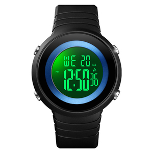 Weibliche <span class=keywords><strong>LCD</strong></span>-Bildschirm wasserdicht neuesten Stil Handgelenk Luxus Sport Digitaluhr für Frauen - Product Image 4