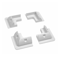 Supports de panneaux solaires d'angle en plastique ABS résistant aux UV, sans perçage, 4 pièces, pour camping-car, bateau, toit plat, camping-car et caravane