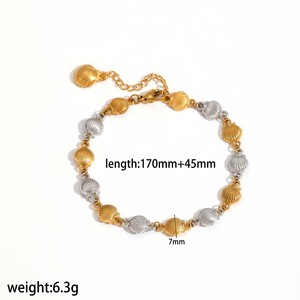 <b>Shell</b> <b>Bracelet</b> Stainless Steel 18k Gold Plated Women's Jewelry Gift Fashion Accessory - Product Image 4
