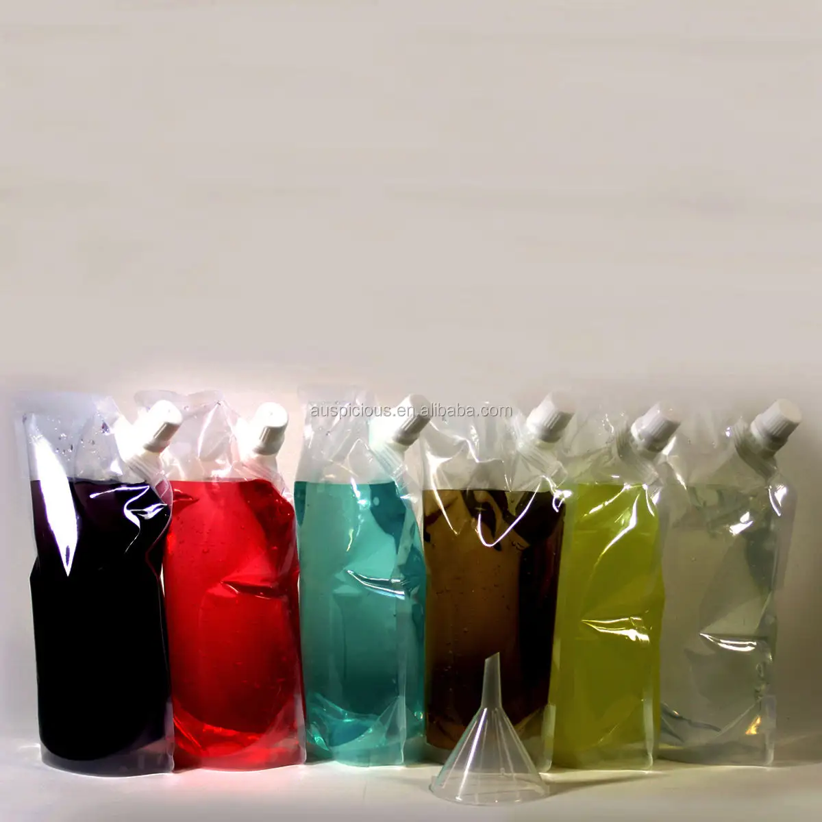 1000ml plastic spout bag pouch for apple juice wine