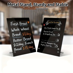 <span class=keywords><strong>Pizarra</strong></span> de Mesa con Base, Tablero de Menú Independiente, <span class=keywords><strong>Pizarra</strong></span> Portátil con Soporte - Product Image 2