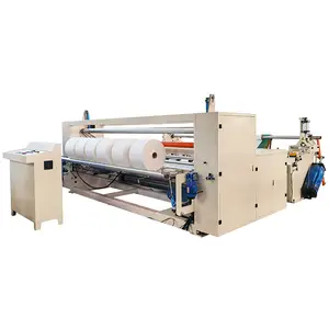 Machine de fente de coupe de rebobineuse de Film de papier de rouleau Jumbo