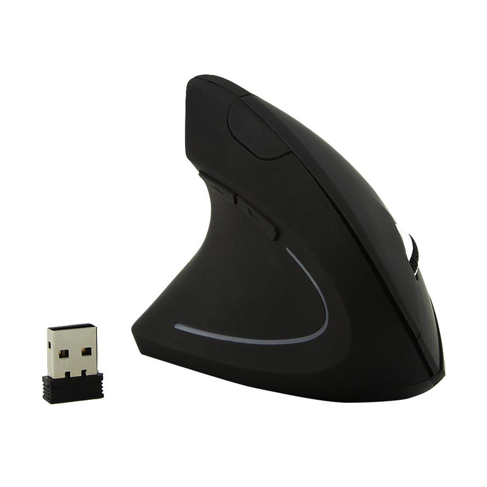 Verticale Gamer Optische Usb Ergonomische Draadloze Gaming Muis Hot Koop 2.4G Zwart Wit Ir Draadloze Ergonomische Vorm Verbinden Ons 200G