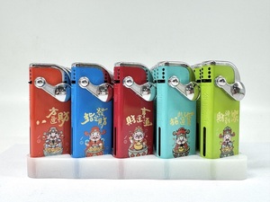 Briquet électrique coupe-vent avec logo OEM, <span class=keywords><strong>prix</strong></span> de gros, briquet torche avec coque en métal - Product Image 6