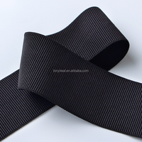 Bande élastique en nylon noir et blanc brillant texturé, largeur 1-5 cm, pour chaussures, chapeaux, pantalons, jupes, soutiens-gorge et bretelles de sous-vêtements